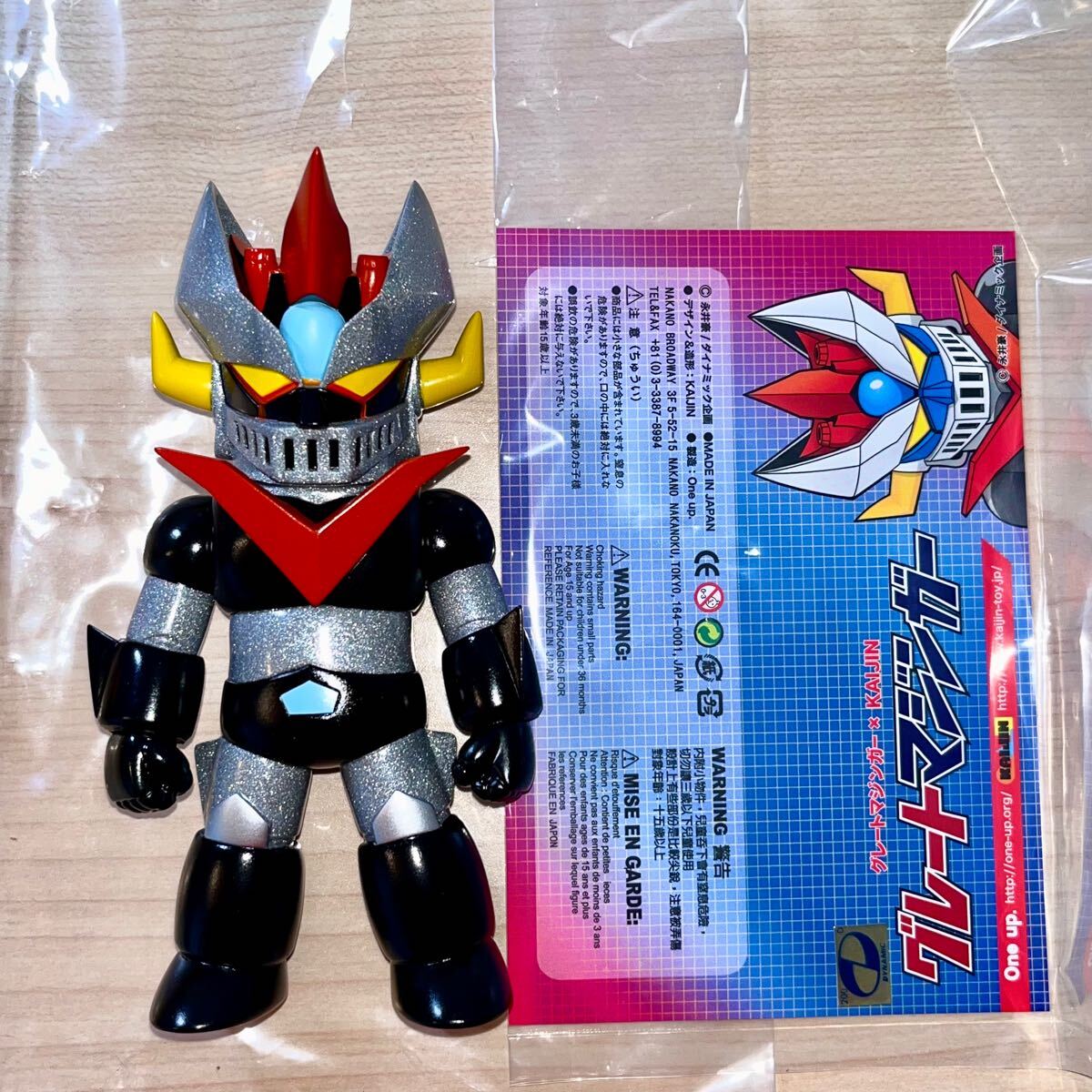 KAIJIN グレートマジンガー mazinger シルバーラメ Yahoo!オークション - KAIJIN x One up. グレートマジンガー