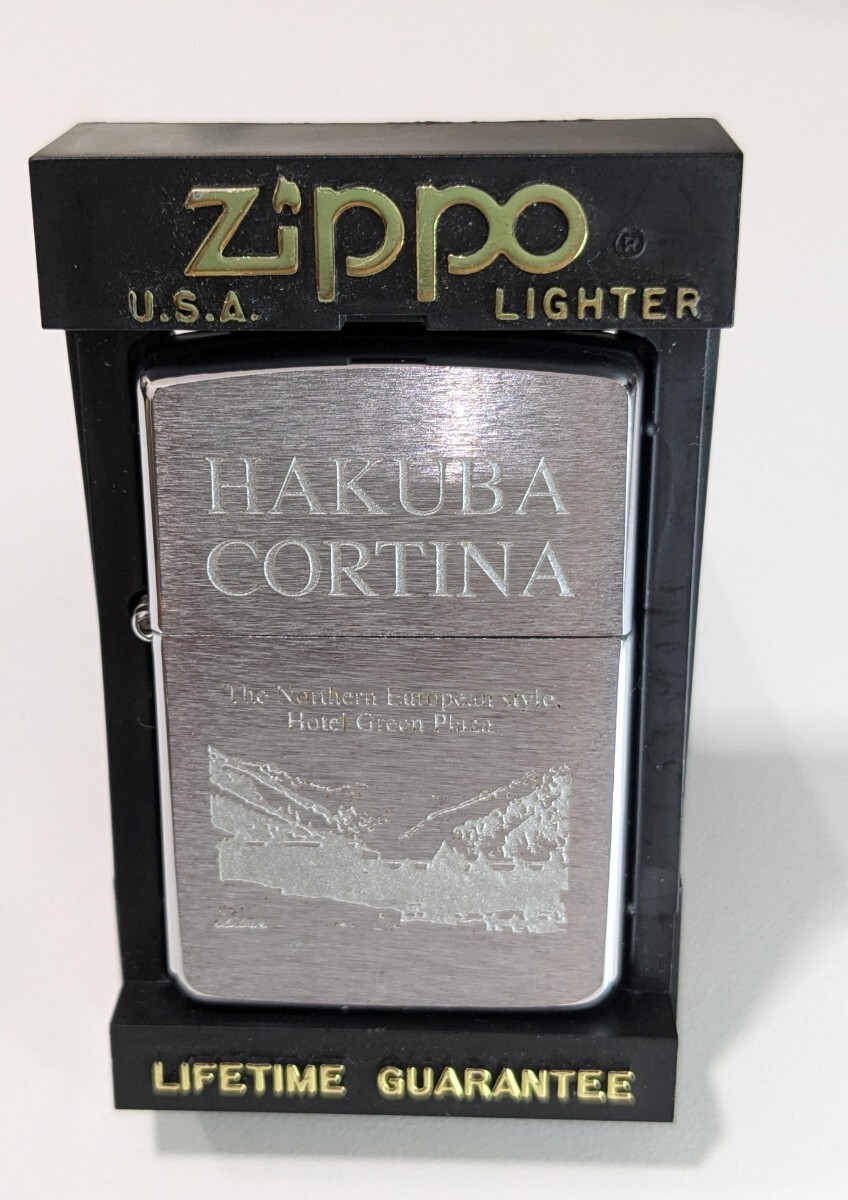 ジッポー　オイルライター　HAKUBA CORTINA 1996年製　未使用