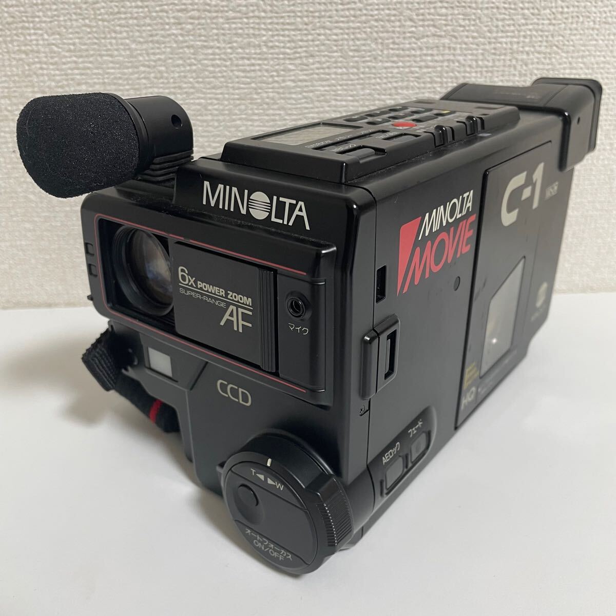 MINOLTA MOVIE C-1VHS-C ミノルタ ビデオカメラ ブラックボディ MINOLTA MOVIE C-1VHS-C ミノルタ ビデオカメラ ブラックボディ