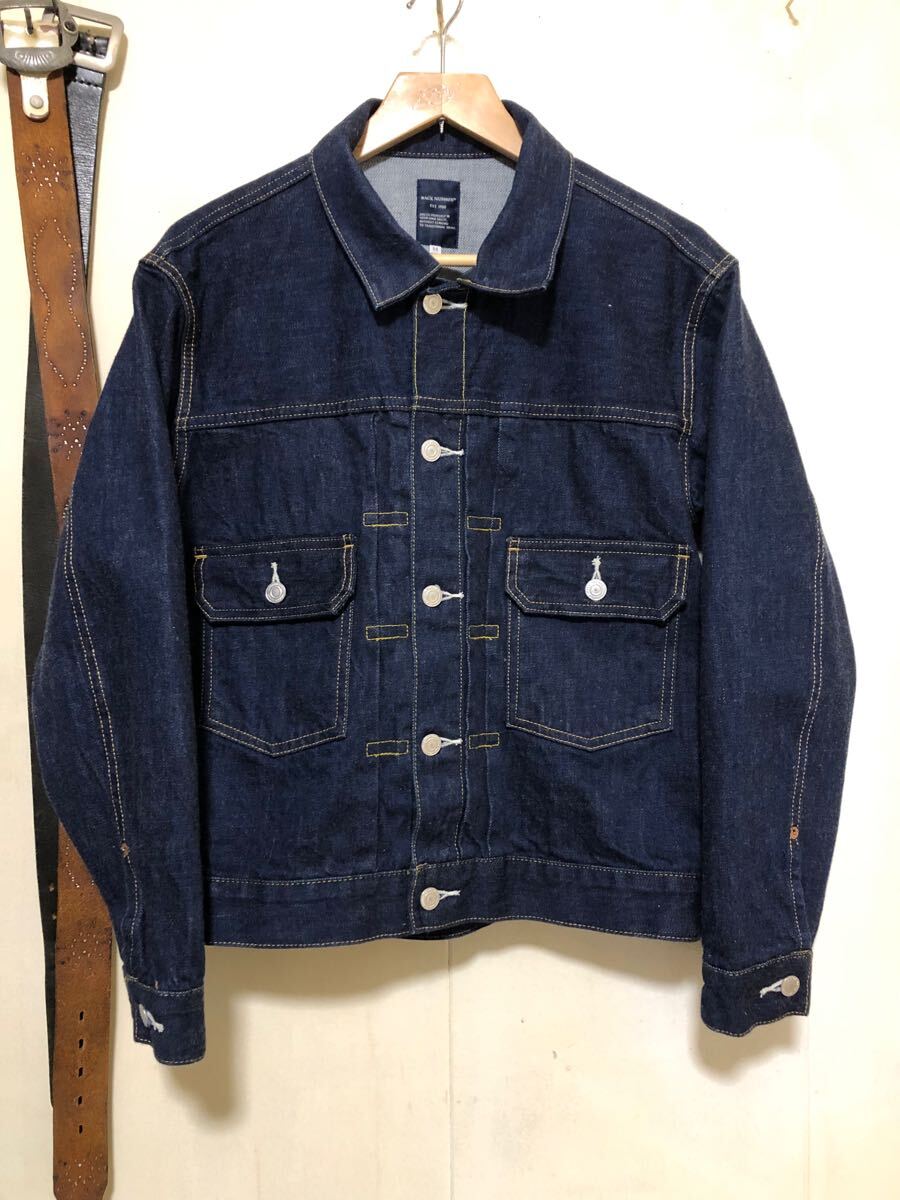 BACK NUMBER バックナンバー２ｎｄＴＹＰＥ　セカンドタイプ　ＤＥＮＩＭ　ＪＡＣＫＥＴ　デニムジャケット ジージャン　インディゴ　M