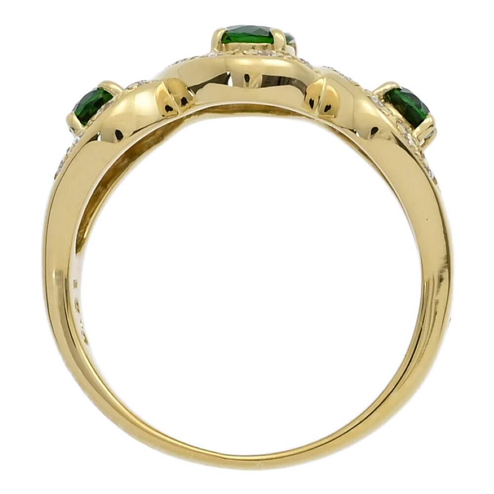 FD:0.31ct/TASAKI タサキ 田崎真珠 3P グリーングロッシュラー FD:0.31ct/TASAKI タサキ 田崎真珠 3P グリーングロッシュラー