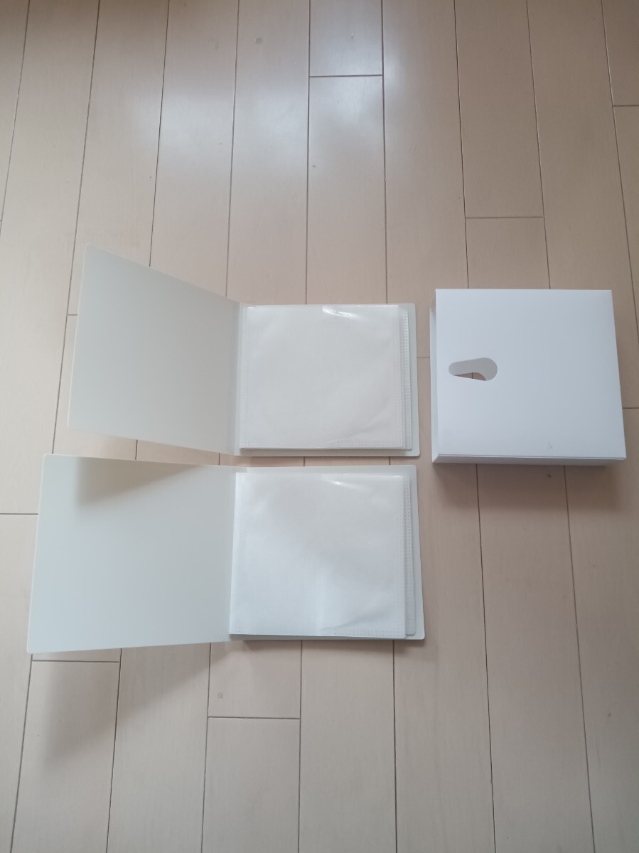 CDケース　DVDケース　アルバム　8枚収納　2冊セット ファイル型 DVD収納 収納ケース メディアケース　スリム　DVD収納 _画像1