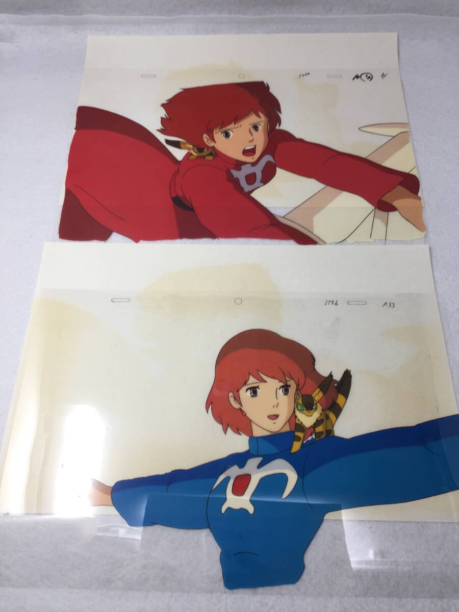 MY-723 美品 風の谷のナウシカ 複製 セル画集 セル画9枚+拝啓9 MY-723 美品 風の谷のナウシカ 複製 セル画集 セル画9枚+拝啓9