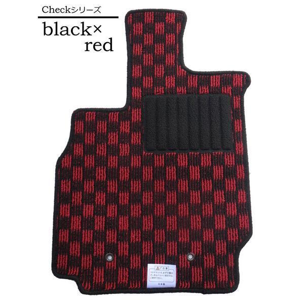  Lexus HS latter term ANF10 floor mat check black × red 