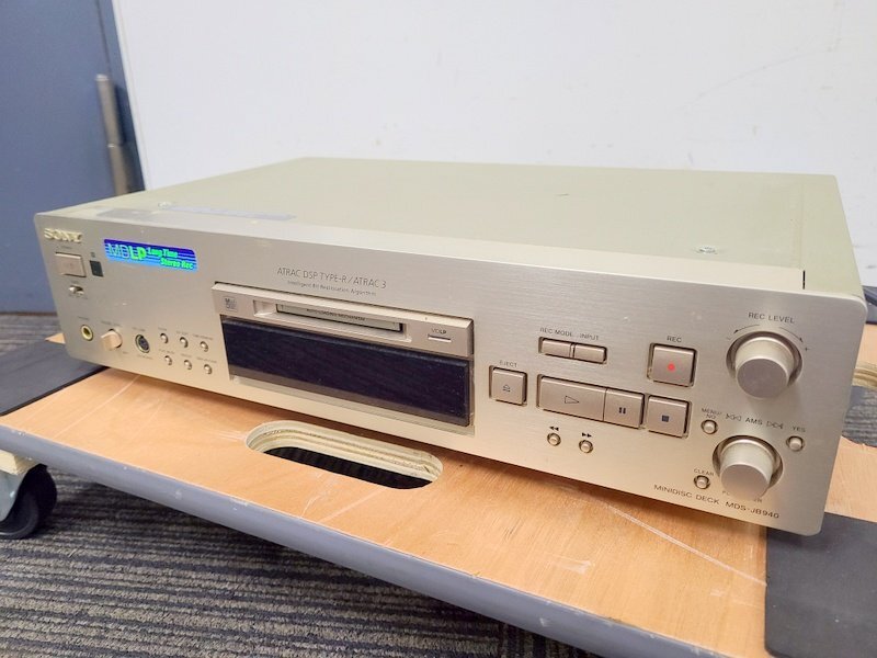 【ジャンク品】SONY MDS-JB940 MDレコーダー ソニー 1円～　Y7758