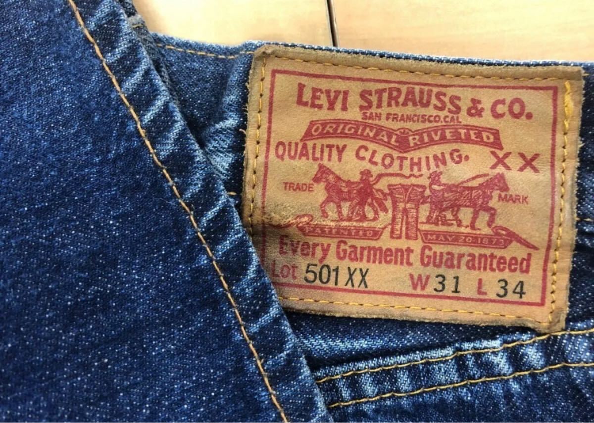 米國制 アメリカ制　501XX W31 47モデル　リーバイスLEVI’S復(fù)刻LVC1947年片面E