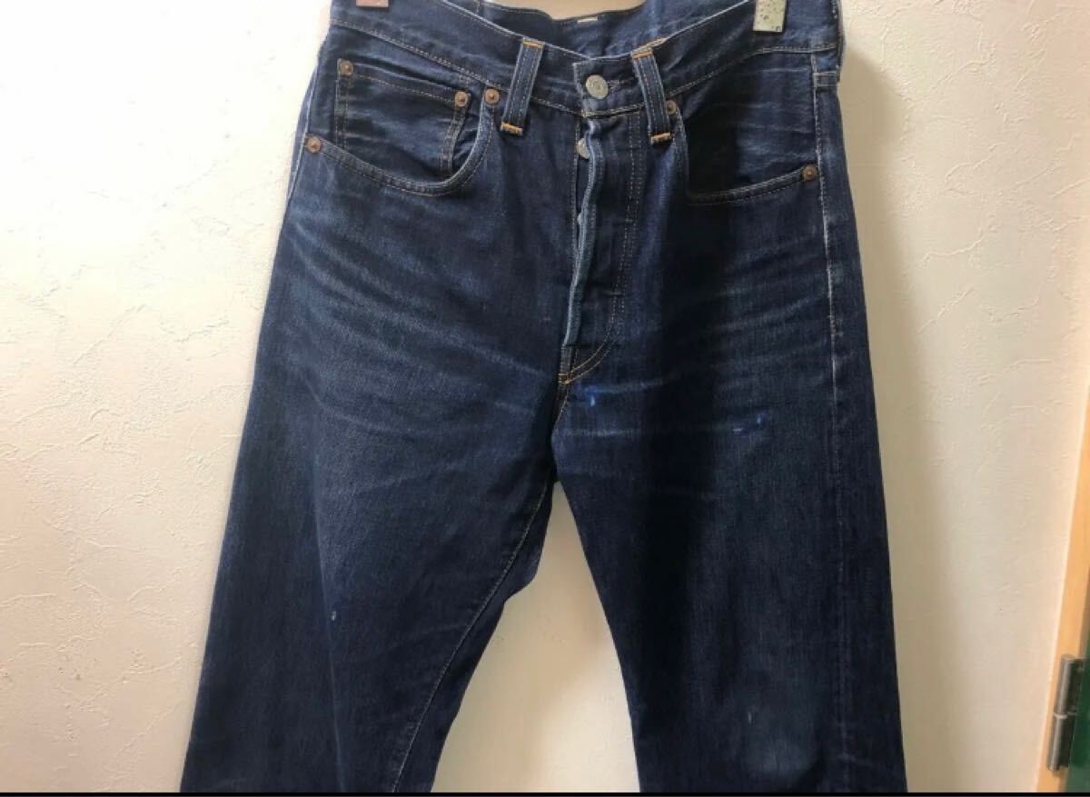 米國制 アメリカ制　501XX W31 47モデル　リーバイスLEVI’S復(fù)刻LVC1947年片面E