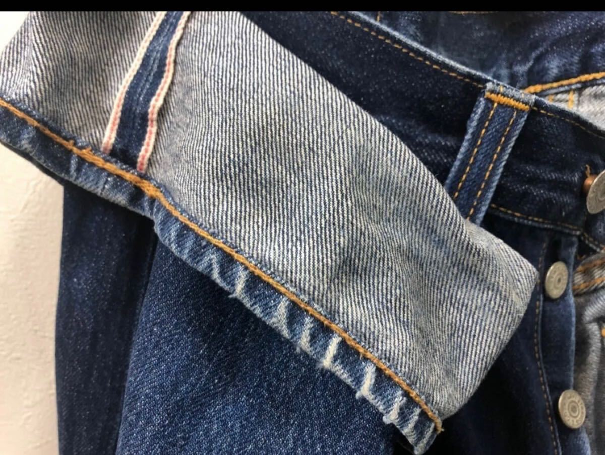 米國制 アメリカ制　501XX W31 47モデル　リーバイスLEVI’S復(fù)刻LVC1947年片面E