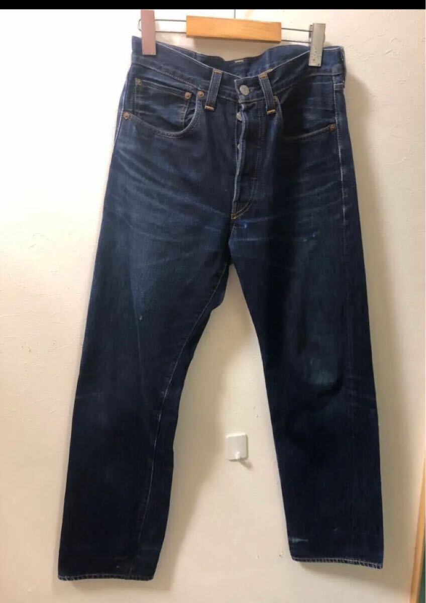米國制 アメリカ制　501XX W31 47モデル　リーバイスLEVI’S復(fù)刻LVC1947年片面E