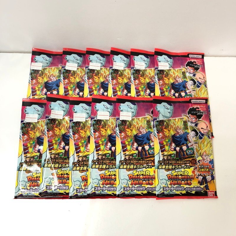 TOM【未使用品】 スーパードラゴンボールヒーローズ スターターパック ナメック星の激闘編 12パックセット　　 〈76-240801-WY-19-TOM〉