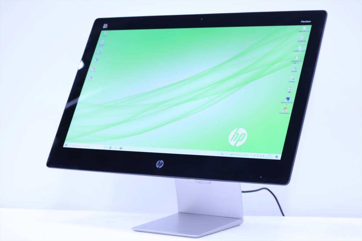 1円～ Office2019 23.0インチ ホワイトカラー FHD HP Pavilion 23-q161jp i5-6400T RAM8GB 1TB Win10 DVDドライブ