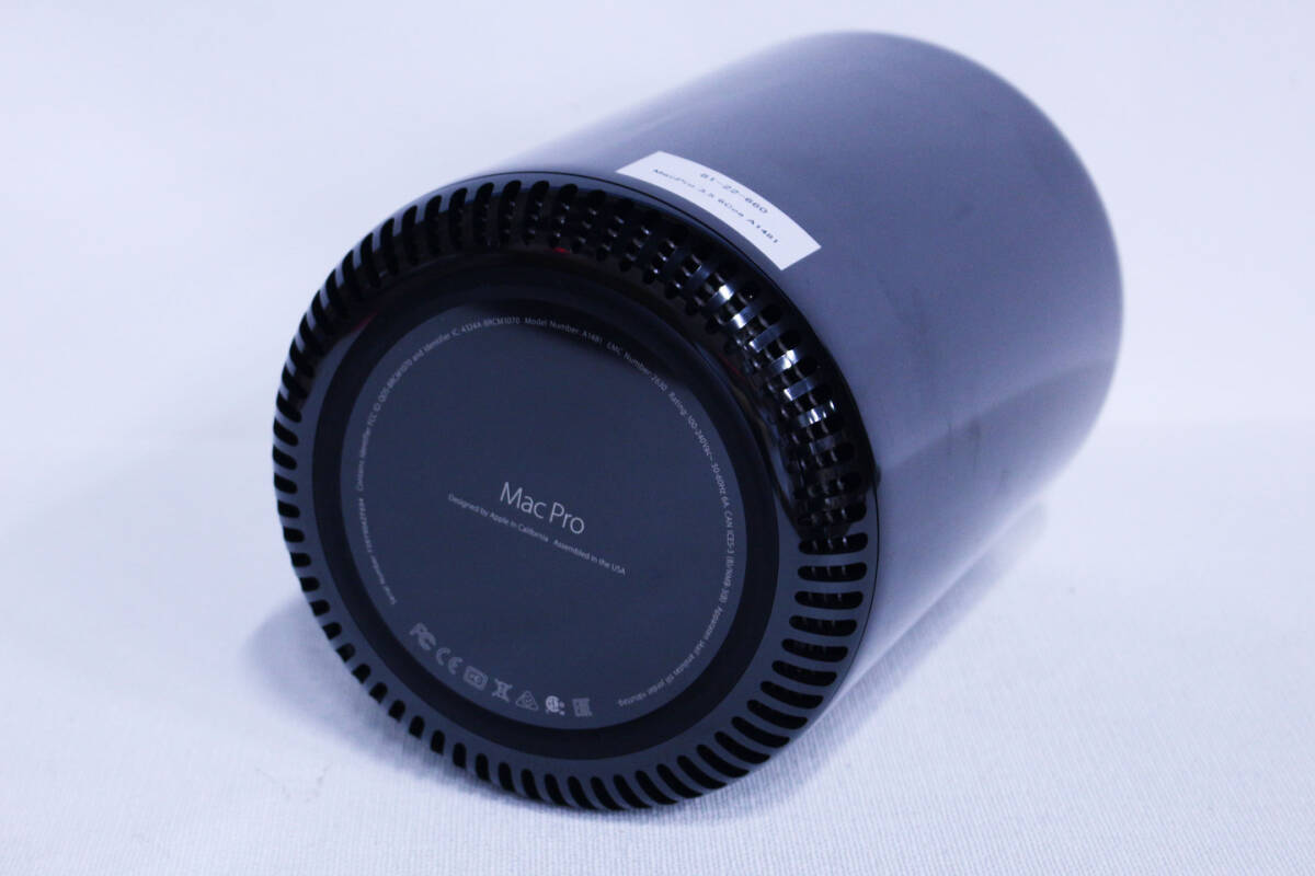 即配 AMD制グラボ2基搭載 RAM32G SSD256G 高性能 Apple MacPro 3.5 6Coa A1481 E5-1650v2 FireProD500 OS 12 Monterey