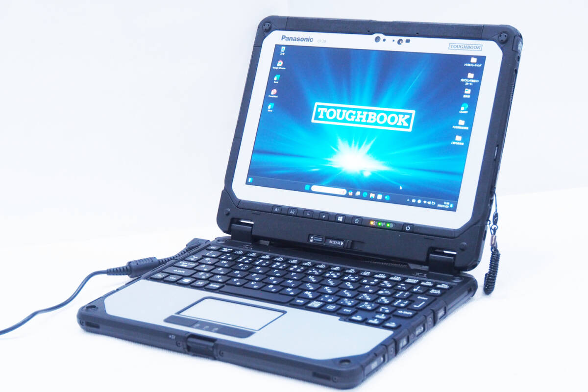 即配 Windows11 Office2019 頑丈 キーボード脱着可 TOUGHBOOK CF-20E0385VJ i5-7Y57 4G SSD128G 10.1インチWUXGA 顔認証 DtoDリカバリ