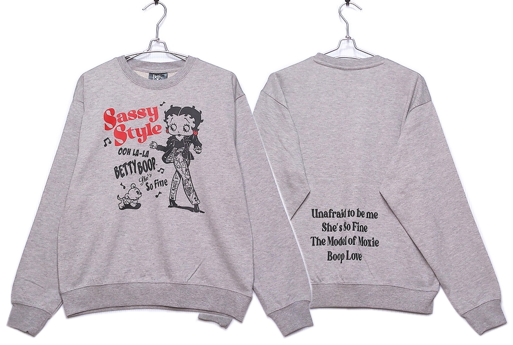 即決■★Betty Boop /ベティ・ブープ★■トレーナー：SIZE=L