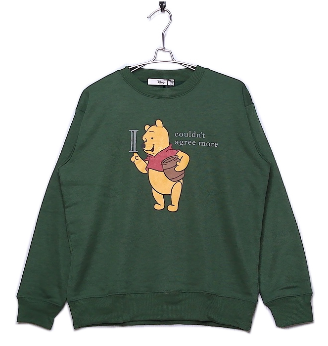 即決■★クマのプーさん Winnie-the-Pooh★■トレーナー:レディースSIZE=L