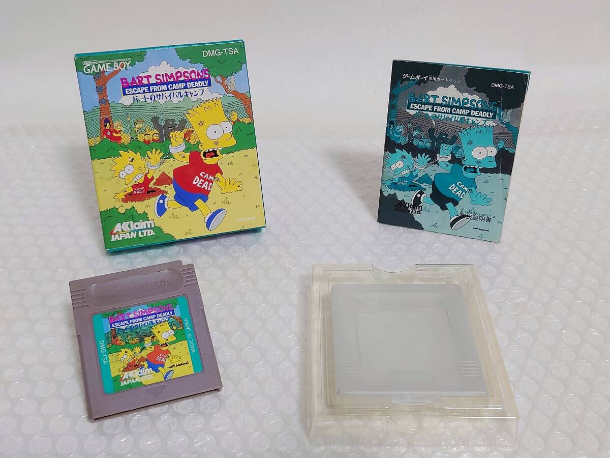 動作品+廃盤品 Acclaim JAPAN GB BART SIMPSON´S Escape from 動作品+廃盤品 Acclaim JAPAN GB BART SIMPSON´S Escape from
