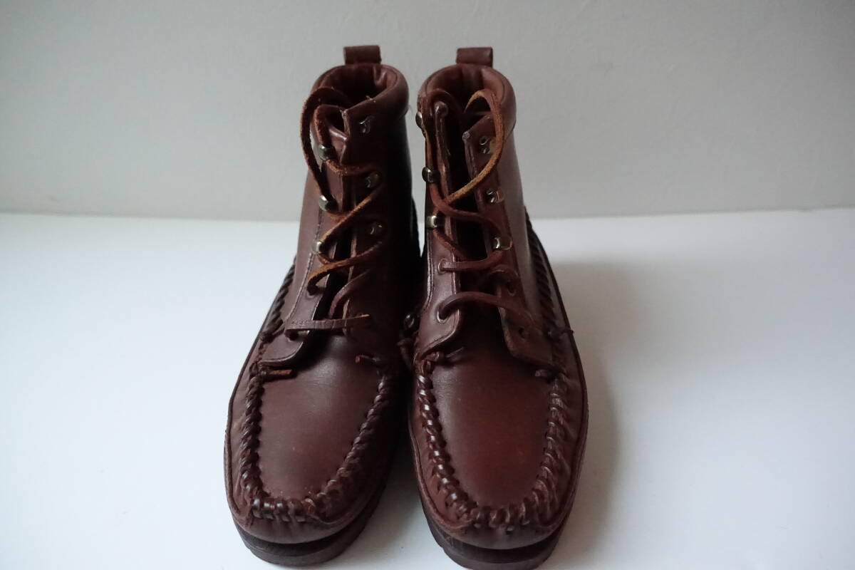 POLO COUNTRY ポロカントリー ラルフローレン モカシン レザー ブーツ US6 23cm_画像3