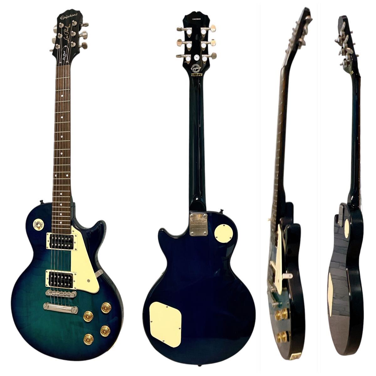 美品 Epiphone エピフォン Les Paul 100 ブルーサンバースト 美品 Epiphone エピフォン Les Paul 100 ブルーサンバースト