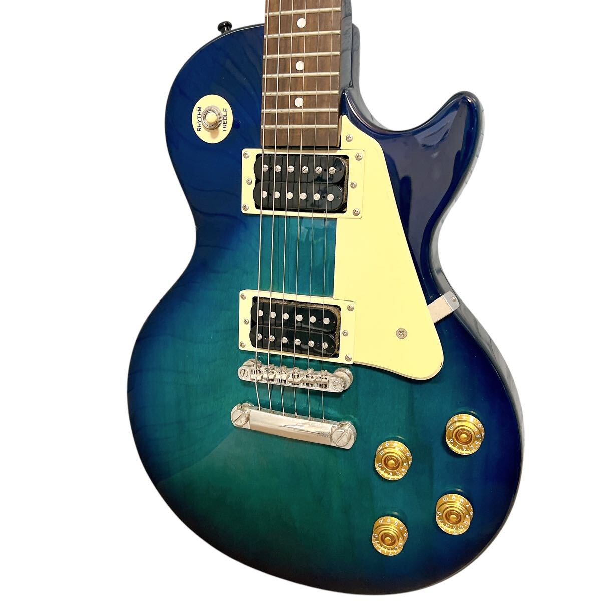 美品 Epiphone エピフォン Les Paul 100 ブルーサンバースト 美品 Epiphone エピフォン Les Paul 100 ブルーサンバースト