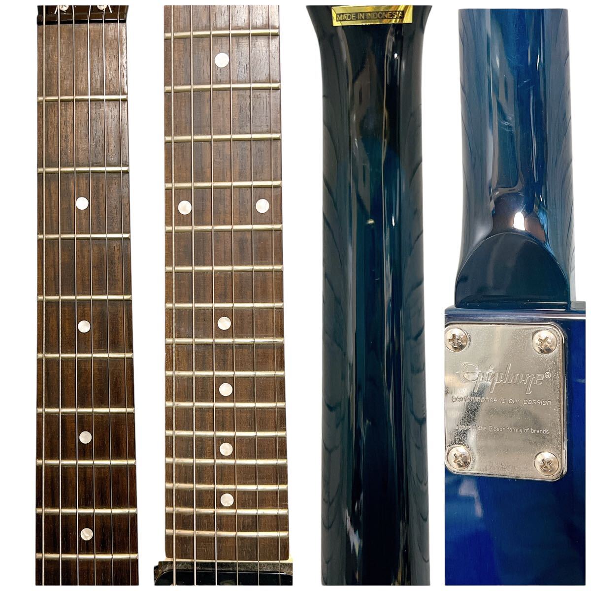 美品 Epiphone エピフォン Les Paul 100 ブルーサンバースト 美品 Epiphone エピフォン Les Paul 100 ブルーサンバースト