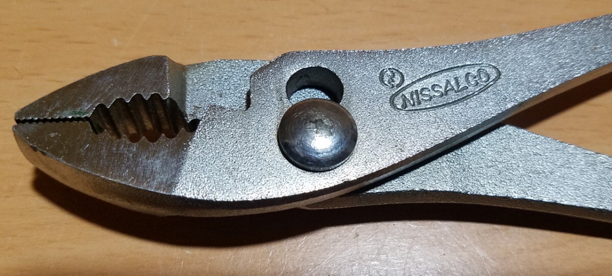 132-14 NISSALCO 200mm コンビネーションプライヤー 中古品 日産アルティア プライヤー 東亜鍛工所