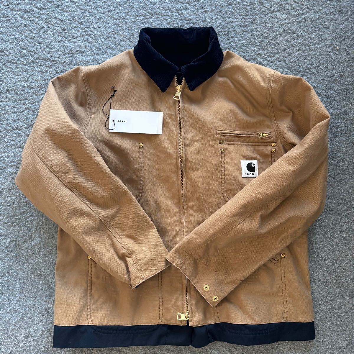 Sacai Carhartt WIP Reversible Duck Jacket 1 // 24aw 24ss ma Sacai Carhartt WIP Reversible Duck Jacket 1 // 24aw 24ss ma