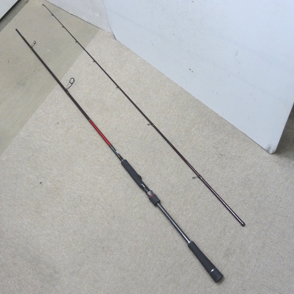 Ft1214901 釣竿 ISSEI 一誠 海太郎 「碧」五十六 イソロク スピニングモデル IUS-962 レッド系 中古