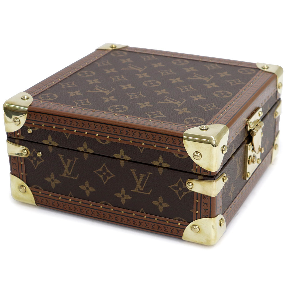 ( не использовался выставленный товар ) Louis Vuitton LOUIS VUITTON набор juwaia Lee jue Reebok s кейс для хранения монограмма f.- автомобиль чай M20040