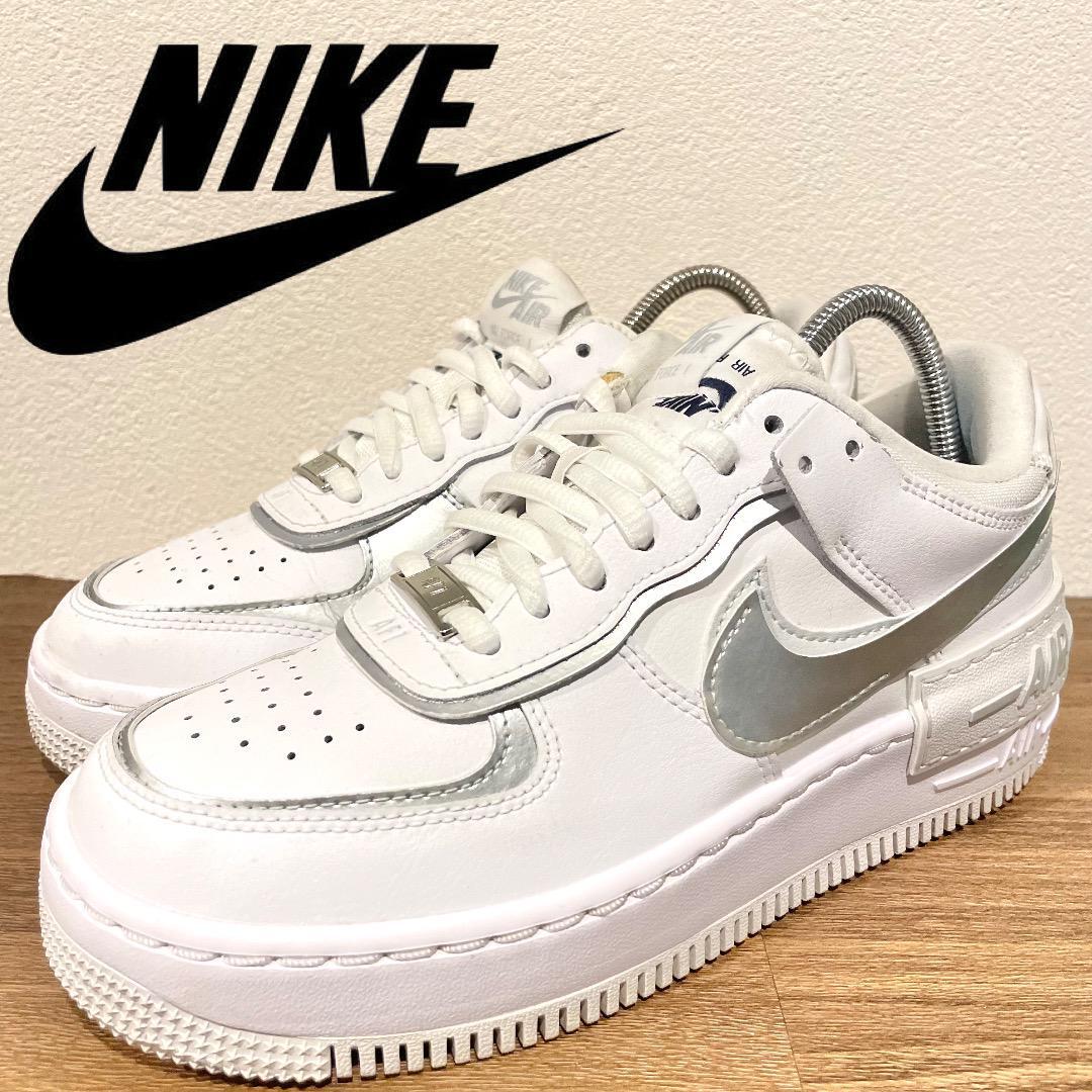 NIKE W AIR FORCE 1 SHADOW WHITE SILVER ナイキ エア フォース NIKE W AIR FORCE 1 SHADOW WHITE SILVER ナイキ エア フォース