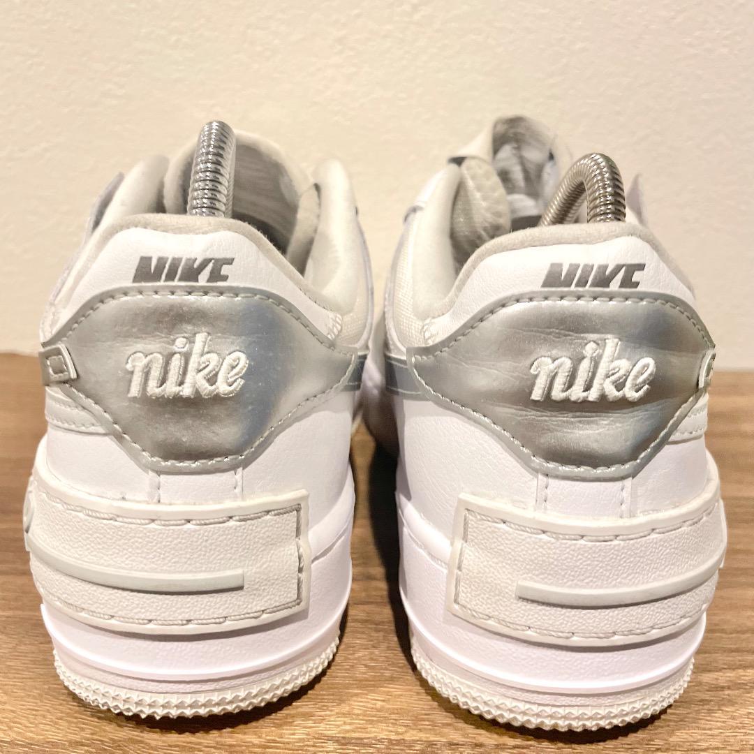 NIKE W AIR FORCE 1 SHADOW WHITE SILVER ナイキ エア フォース NIKE W AIR FORCE 1 SHADOW WHITE SILVER ナイキ エア フォース