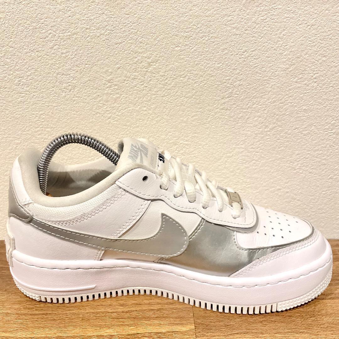 NIKE W AIR FORCE 1 SHADOW WHITE SILVER ナイキ エア フォース NIKE W AIR FORCE 1 SHADOW WHITE SILVER ナイキ エア フォース