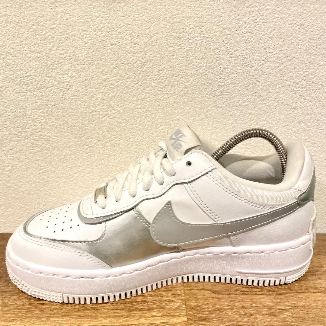 NIKE W AIR FORCE 1 SHADOW WHITE SILVER ナイキ エア フォース NIKE W AIR FORCE 1 SHADOW WHITE SILVER ナイキ エア フォース