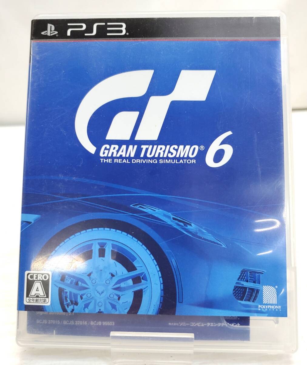 §　A49216　【動作未確認】　PS3　プレイステーション3　GRAN TURISMO 6　The real driving simulstor　ソニー　中古品