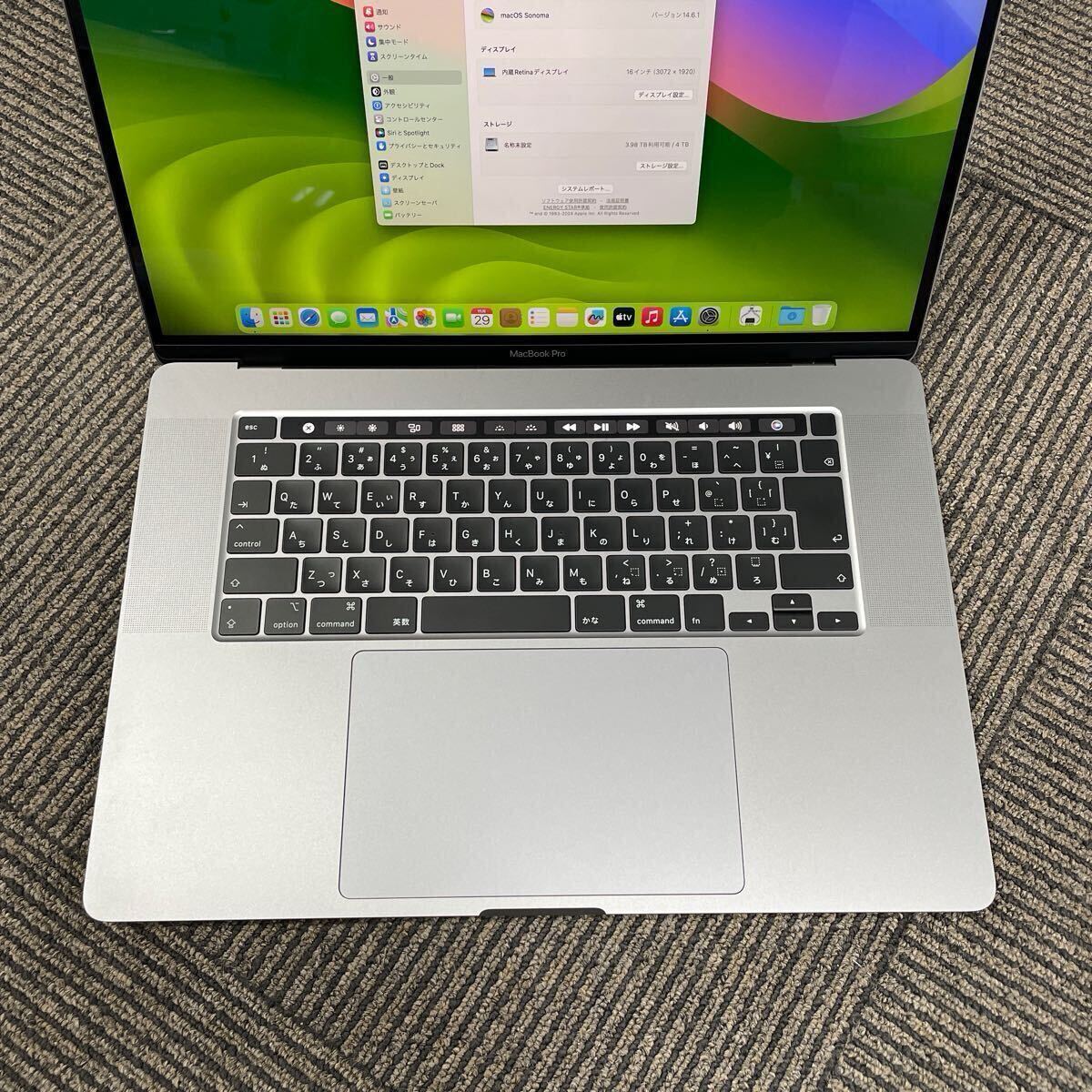 台数限定】MacBook Pro 16インチ MVVK2J/A Late 2019 スペース 台数限定】MacBook Pro 16インチ MVVK2J/A Late 2019 スペース