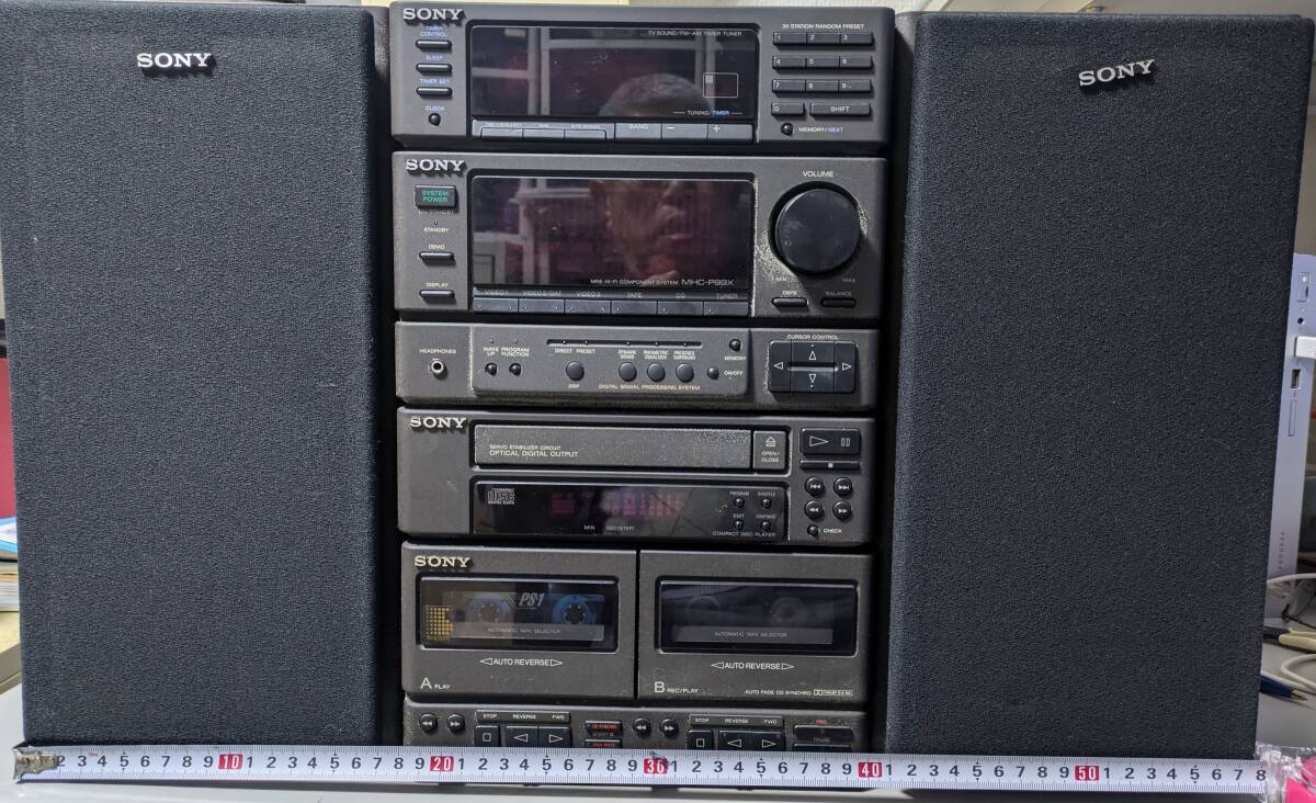 ソニーミニコンポ MHC-P99X ジャンク品 ソニーミニコンポ MHC-P99X ジャンク品