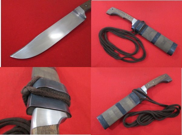 K297□兼常作 / ハンティングナイフ 狩猟刀 / 刃渡り185mm 全長 K297□兼常作 / ハンティングナイフ 狩猟刀 / 刃渡り185mm 全長