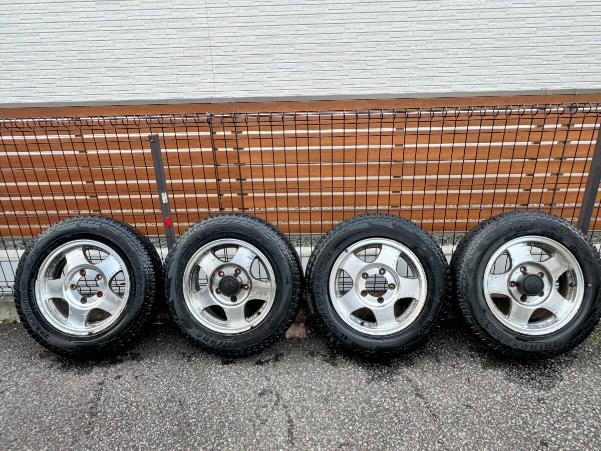 スズキ ジムニー 純正 ホイールタイヤ 4本SET 5H-139.7 16インチ 175/80R16 ブリヂストン DUELER JB23W JA11W JA22W 前期 後期 中期 流用(ラジアルタイヤ)|売買されたオークション情報、Yahoo!オークション(旧ヤフオク!) の商品情報をアーカイブ公開 - オークファン スズキ ジムニー 純正 ホイールタイヤ 4本SET 5H-139.7 16インチ 175/80R16 ブリヂストン DUELER JB23W JA11W JA22W 前期 後期 中期 流用(ラジアルタイヤ)|売買されたオークション情報、Yahoo!オークション(旧ヤフオク!) の商品情報をアーカイブ公開 - オークファン