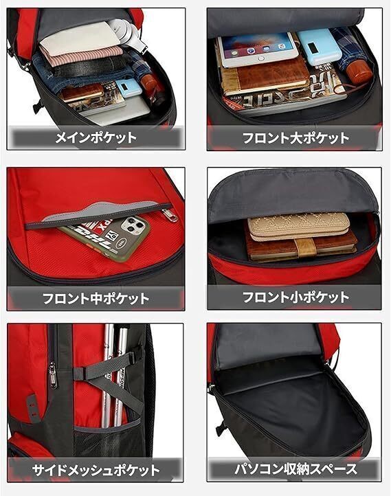 【ネイビー 70L - 80L】リュック 大容量 登山 ハイキング キャンプ 防災(zāi) ウエストベルト バックパック 撥水 フィット感 多機(jī)能 通気性