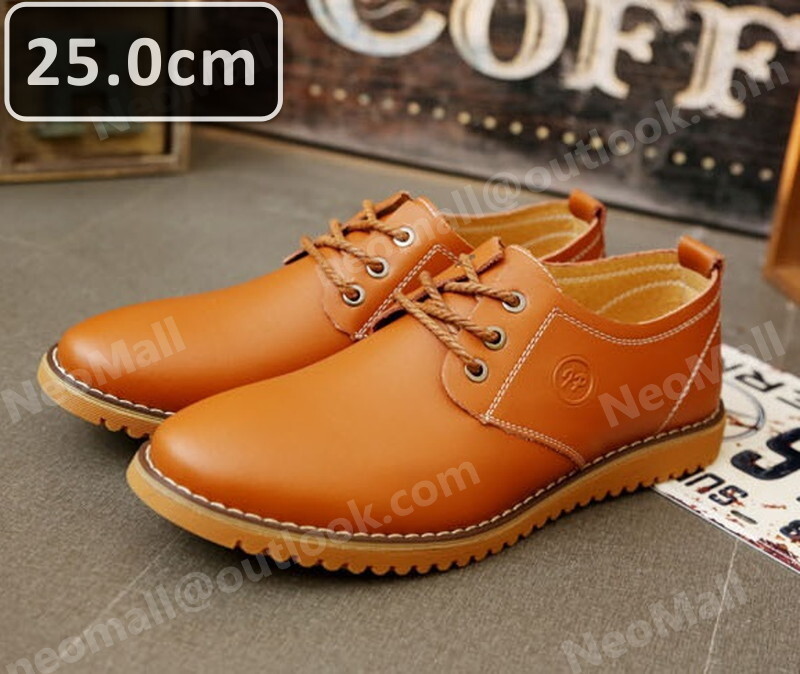  cow leather men's business shoes Camel size 25.0cm leather shoes shoes casual . bending . commuting light weight imported car goods [n038]