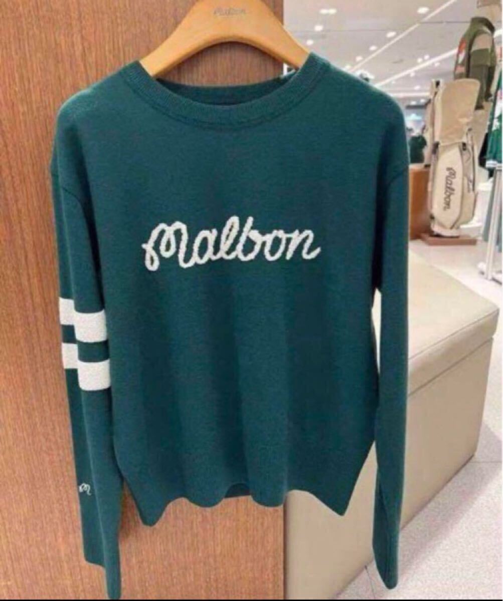 L マルボンゴルフ MALBON GOLF ウエア セーター グリーン L マルボンゴルフ MALBON GOLF ウエア セーター グリーン
