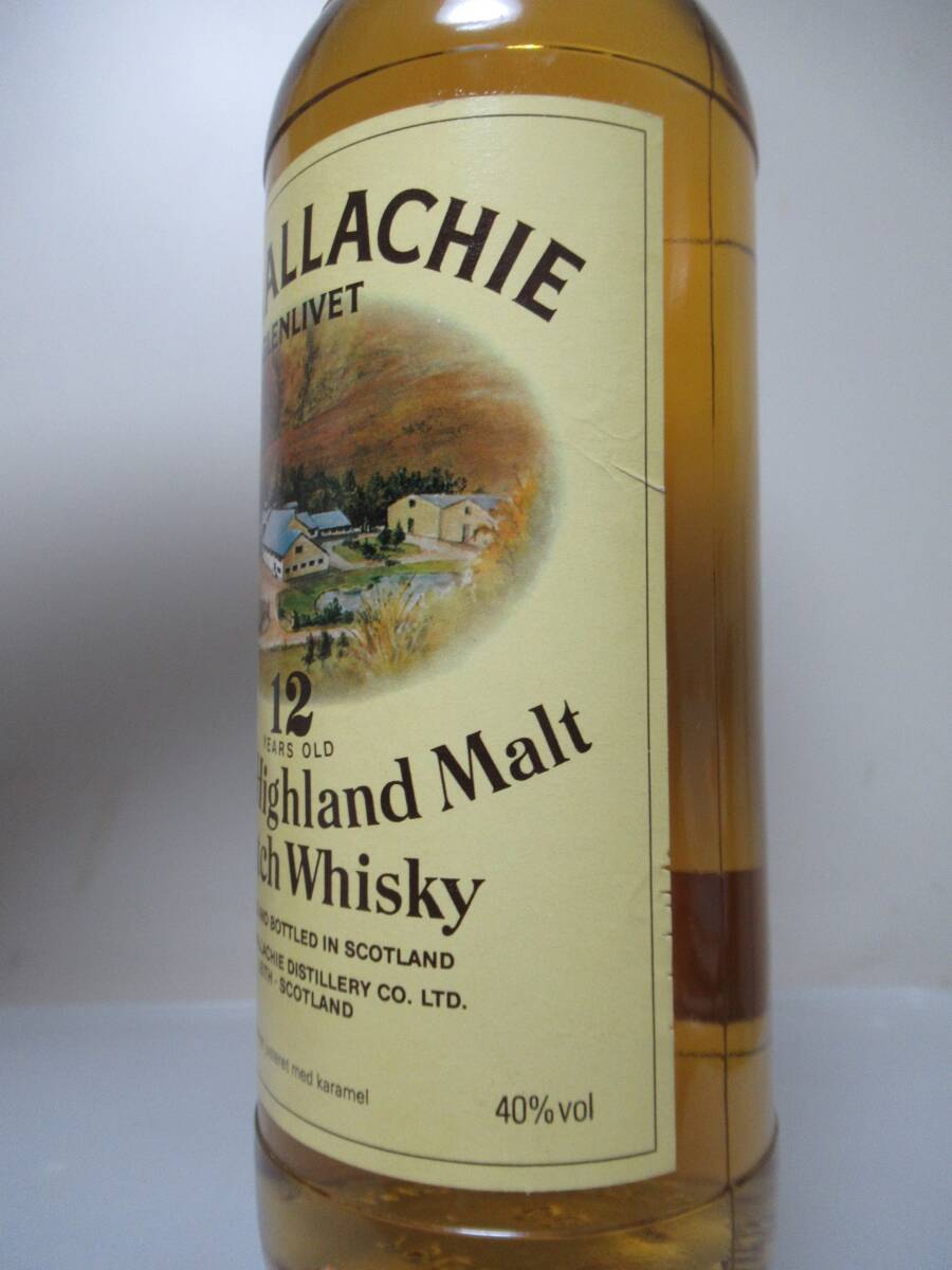 b033◆◆グレンアラヒー12年 750ml　”スクリューキャップ”　70年代稀少オールド　OB◆◆