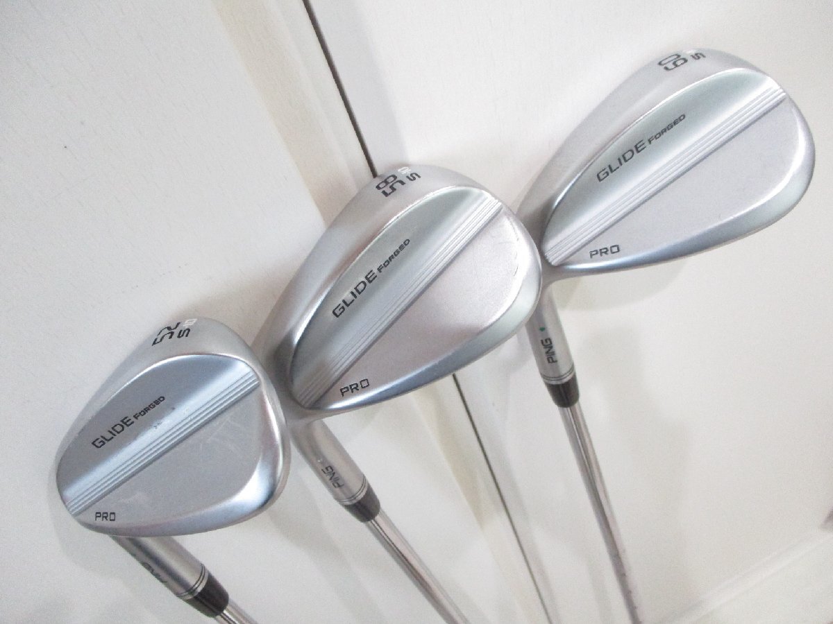 Yahoo!オークション - ピン 美品 左用 3本セット GLIDE FORGED Yahoo!オークション - ピン 美品 左用 3本セット GLIDE FORGED
