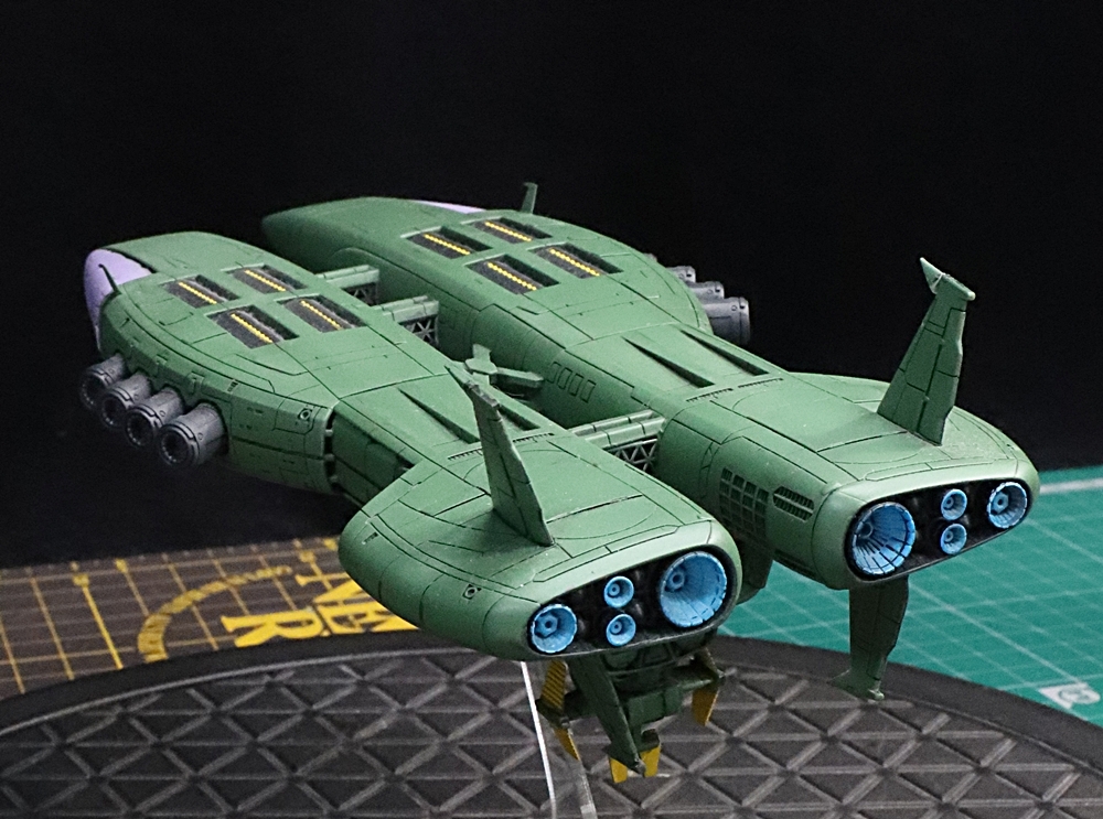 FLEETMO ジオン公国軍1/1700 パプア級 補給艦 THE ORIGIN Ver FLEETMO ジオン公国軍1/1700 パプア級 補給艦 THE ORIGIN Ver