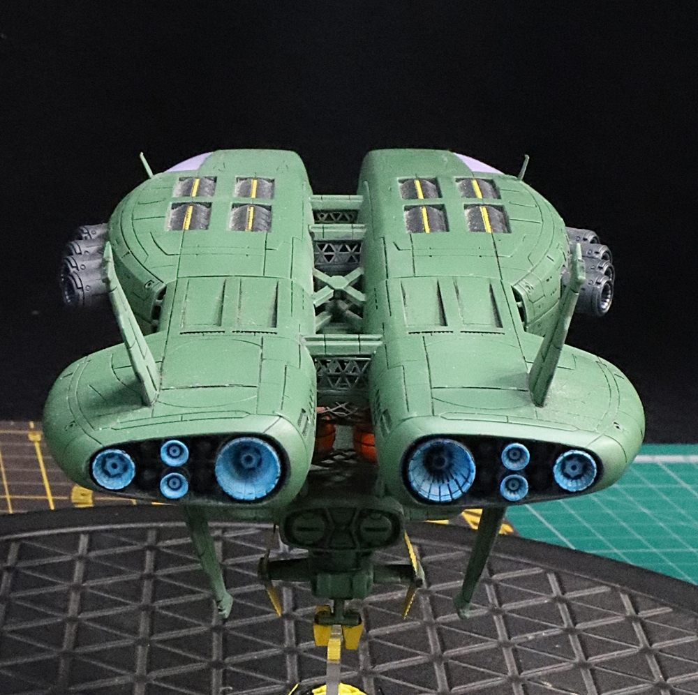FLEETMO ジオン公国軍1/1700 パプア級 補給艦 THE ORIGIN Ver FLEETMO ジオン公国軍1/1700 パプア級 補給艦 THE ORIGIN Ver