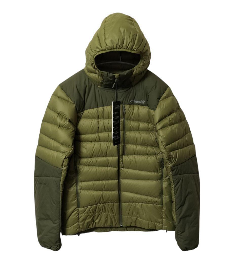 【新品】Norrona falketind down750 hood M オリーブ