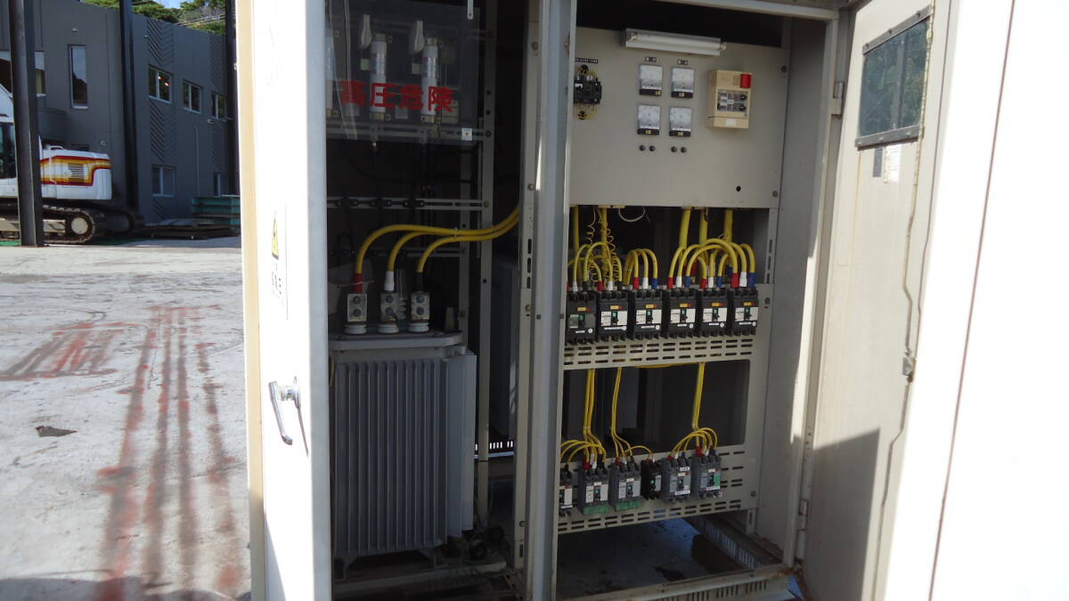 油谷 №3024 キュービクル 変電設備 高圧受電設備 275KVA 60HZ 油谷 №3024 キュービクル 変電設備 高圧受電設備 275KVA 60HZ
