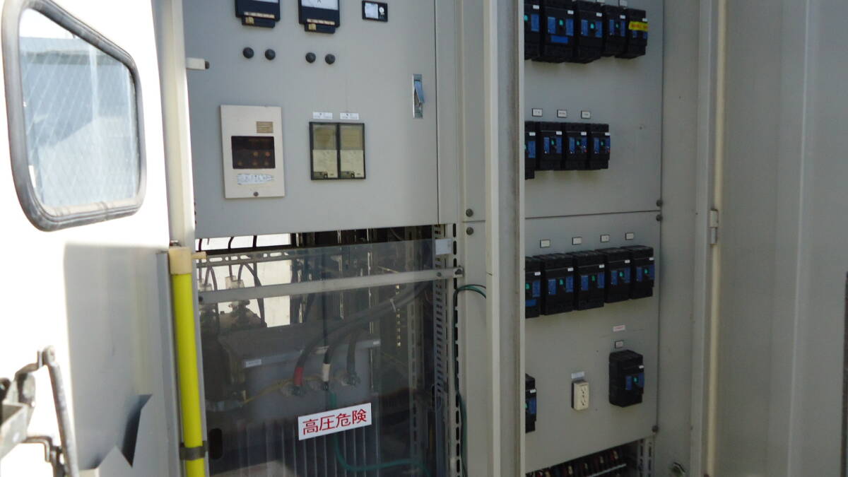 油谷 №3025 福岡 キュービクル 変電設備 高圧受電設備 150KVA 油谷 №3025 福岡 キュービクル 変電設備 高圧受電設備 150KVA