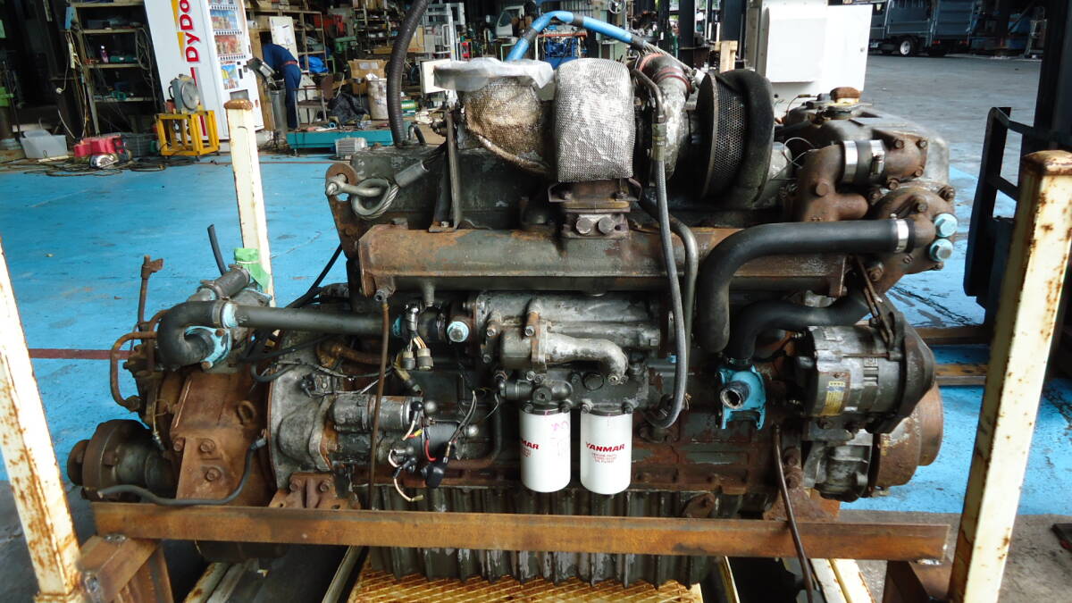 油谷 №2125 福岡から ヤンマー 6CHK-DT 190馬力 ディーゼル 油谷 №2125 福岡から ヤンマー 6CHK-DT 190馬力 ディーゼル