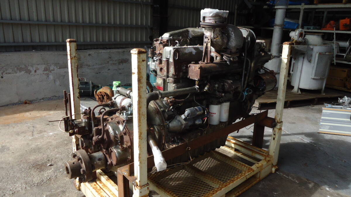 油谷 №2126 福岡から ヤンマー 6CHK-DT 190馬力 ディーゼル 油谷 №2126 福岡から ヤンマー 6CHK-DT 190馬力 ディーゼル