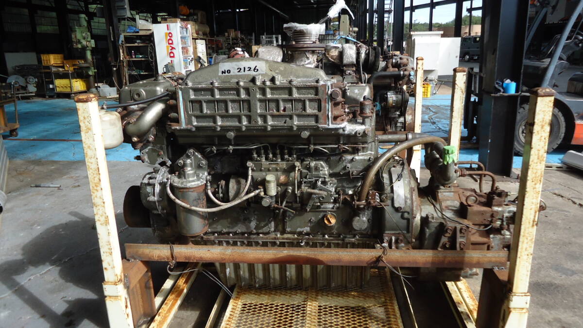 油谷 №2126 福岡から ヤンマー 6CHK-DT 190馬力 ディーゼル 油谷 №2126 福岡から ヤンマー 6CHK-DT 190馬力 ディーゼル